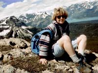 Leslie on Divide Mountain - June 1991